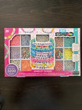 Create Bracelets ABC Jewelry Design Bead Kit - Multicolor